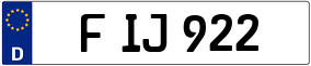 Truck License Plate